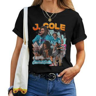 Cole For Men Women Rapper Retro Vintage Women T-shirt | Mazezy