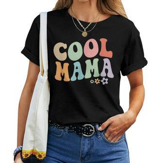 Cool Mama Vintage Floral Design To Best Mummy Women T-shirt - Seseable