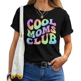 Cool Moms Club Tie Dye  Cool Mom Club  Mama Mom  Women T-shirt Casual Daily Crewneck Short Sleeve Graphic Basic Unisex Tee