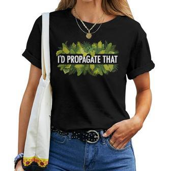 Cool Plant For Men Women Propagation Plant Lover Gardener  Women T-shirt Casual Daily Crewneck Short Sleeve Graphic Basic Unisex Tee