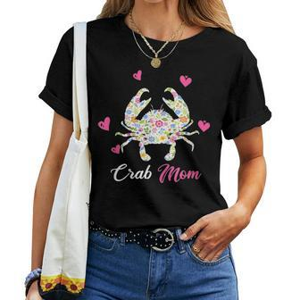 Crab Mom Funny Animal Gift For Mothers Day Women T-shirt - Seseable