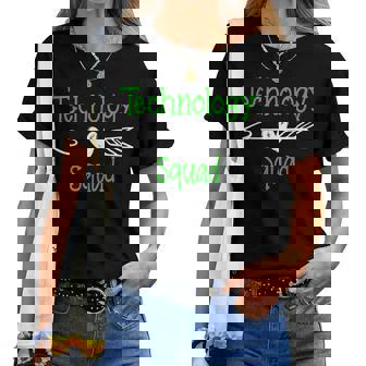 Cute Technology Squad Science Teacher Apparel Learning Math Women T-shirt | Mazezy