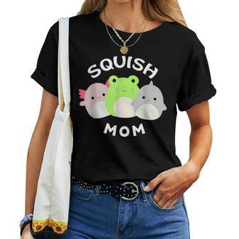 Cute Unicorn Squish Mom Squishmallow Costume Women T-shirt | Mazezy