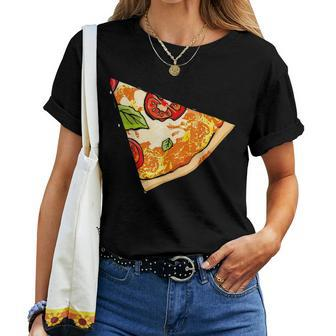 Daddy Pizza Missing A Slice His Kid Slice Boy Girl Mom Dad Women T-shirt - Seseable