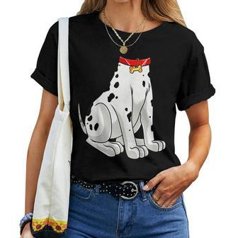 Dalmatian Costume Halloween Dog Print Women Women T-shirt - Thegiftio UK