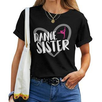 Dance Sister Heart Women T-shirt | Mazezy