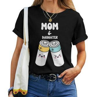 Daughters First Present For Mom Groovy Women T-shirt | Mazezy