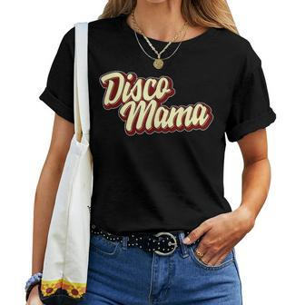 Disco Mama Queen Mom Matching Couple Mothers Day Retro Women T-shirt - Seseable