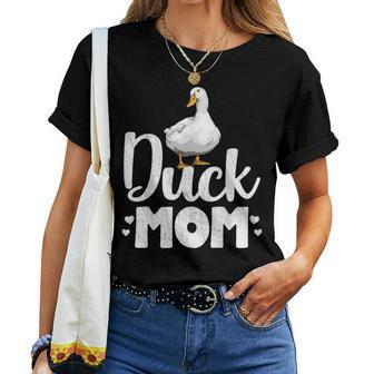 Duck Mom Funny Water Duckling Gifts Women T-shirt - Seseable