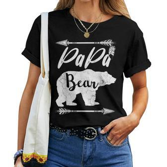 Fathers Day From Wife Papa Bear T Shirt Top Best Women T-shirt | Mazezy