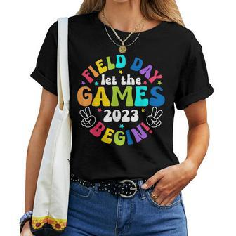 Field Day Let Games Start Begin Kids Boys Girls Teachers Women T-shirt | Mazezy