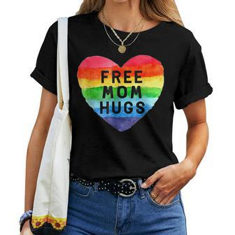 Free Mom Hugs Free Mom Hugs Inclusive Pride Lgbtqia Women T-shirt - Thegiftio UK