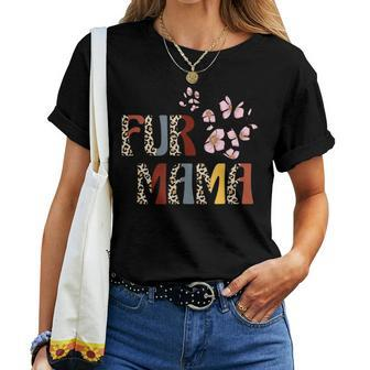 Fur Mama Leopard Prints Fur Mama Women T-shirt - Thegiftio UK