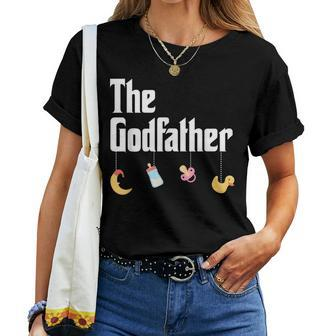Godfather Godson Goddaughter Godchild Godparent Women T-shirt Casual Daily Basic Unisex Tee | Mazezy