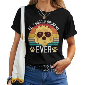 Goldendoodle Best Doodle Grandma Ever Women T-shirt - Seseable