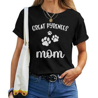 Great Pyrenees Mom Cute Dog Women T-shirt | Mazezy