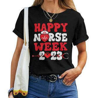 Groovy Happpy Nurses Week 2023 Nurse Women T-shirt | Mazezy