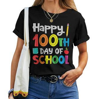 Happy 100Th Day Of School Teacher Student V2 Women T-shirt | Mazezy