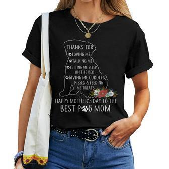 Happy 2023 Best Dog Mom Grandma Women Pug Mom Women T-shirt | Mazezy