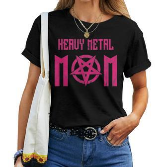 Heavy Metal Mom Rock Music Mama Mothers Day Gift Women T-shirt - Seseable