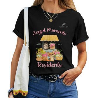 Joyful Moments With Our Residents- Folsom Care Center Women T-shirt | Mazezy
