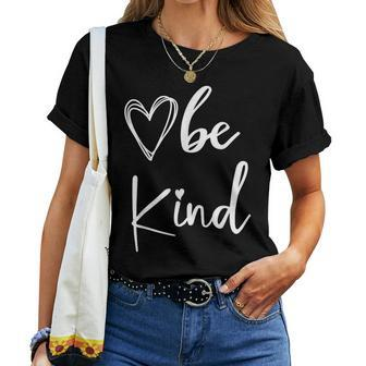 Be Kind Orange Unity Day Anti Bullying Kindness Apparel Women T-shirt | Mazezy UK