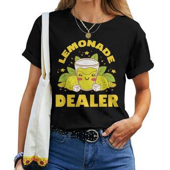 Lemonade Dealer Stand Security Crew Mom Dad Women T-shirt | Mazezy