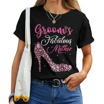 Light Gems Grooms Fabulous Mother Happy Marry Day Vintage Women T-shirt - Seseable