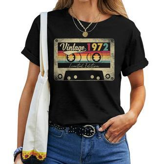 Limited Edition Vintage Best Of 1972 50Th Birthday Gift Women T-shirt - Seseable