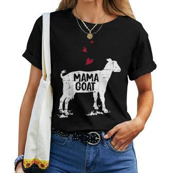 Mama Goat Shirt Farmer Lover Women T-shirt | Mazezy