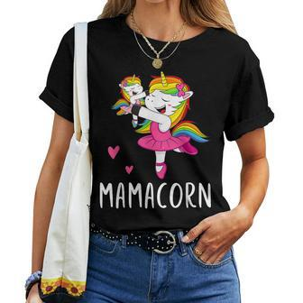Mamacorn Unicorn Mama Ballerina Women T-shirt | Mazezy DE