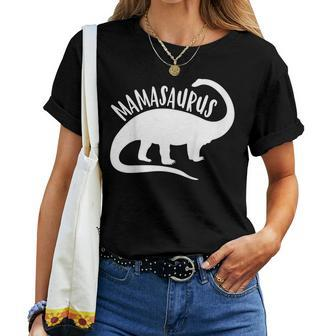 Mamasaurus Dinosaur For Mama Women V2 Women T-shirt | Mazezy