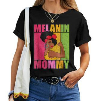 Melanin Mommy Black Girl Magic Women Mother Mom Women T-shirt | Mazezy