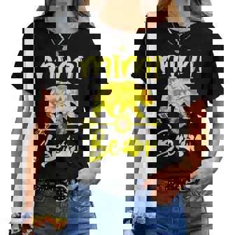 Mimi Bear Sunflower Mom Grandma Women T-shirt - Thegiftio