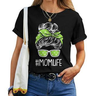 Mom Life Weed Marijuana Cannabis Pot Head Stoner Women T-shirt | Mazezy