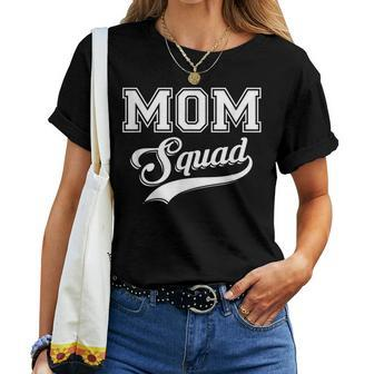 Mom Squad Funny Mother Women T-shirt Casual Daily Crewneck Short Sleeve Graphic Basic Unisex Tee
