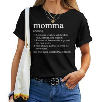 Momma Definition Women T-shirt - Thegiftio UK