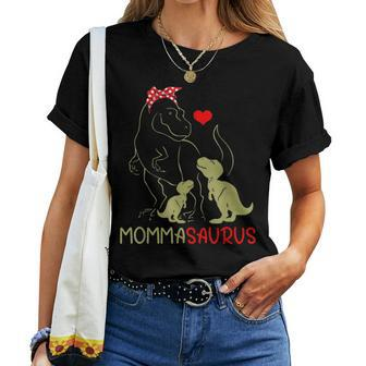 Mommasaurus T T Rex Momma Saurus Dinosaur Women Mom Gi Women T-shirt | Mazezy