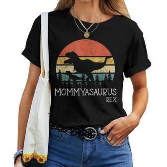 Mommysaurus Dinosaur Birthday Mom Dino For Women Women T-shirt | Mazezy