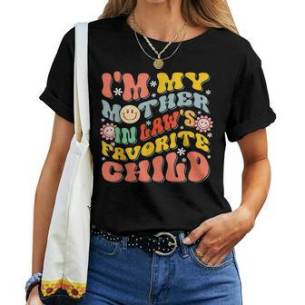 Im My Mother In Laws Favorite Child Parent Women Women T-shirt - Thegiftio UK