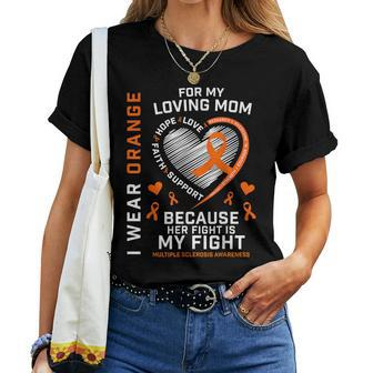 Ms Apparel Mother Mom Multiple Sclerosis Awareness Women T-shirt | Mazezy
