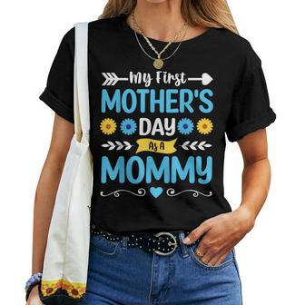 My First Mothers Day As A Mommy Mothers Day 2023  Women T-shirt Casual Daily Crewneck Short Sleeve Graphic Basic Unisex Tee