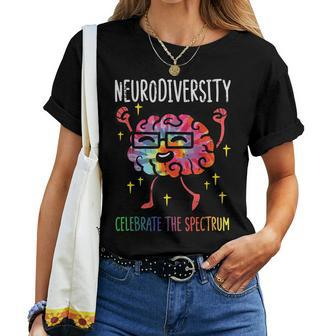 Neurodiversity Brain Autism Awareness Asd Adhd Men Women Kid  Women T-shirt Casual Daily Crewneck Short Sleeve Graphic Basic Unisex Tee