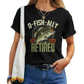 O-Fish-Ally Retired Since 2023 Retirement Fishing For Men Women T-shirt | Mazezy
