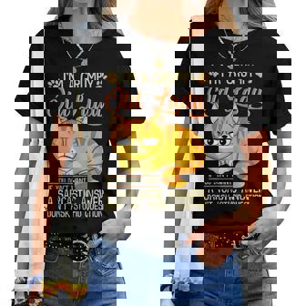 Old Lady If You Dont Want A Sarcastic Answer Cat Women T-shirt | Mazezy