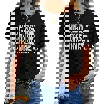 One Bad Mother Runner Lover Women T-shirt - Thegiftio