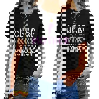 One Bad Mother Runner Marathon 5K Women T-shirt - Thegiftio