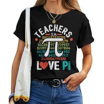 Pi Day Shirt Mathematics Teacher Nerd Geek Geometry Algebra Women T-shirt | Mazezy