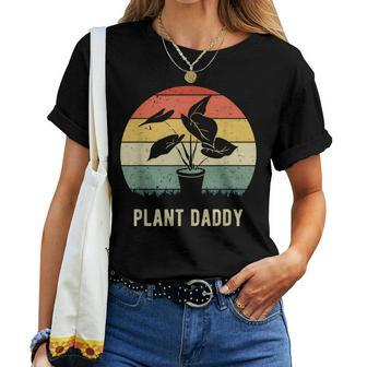 Plant Daddy Nature Botanical Gardener Plant Dad Gardening Women T-shirt - Seseable