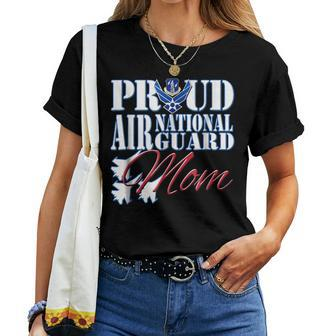 Proud Air National Guard Mom Shirt Air Force Women T-shirt | Mazezy